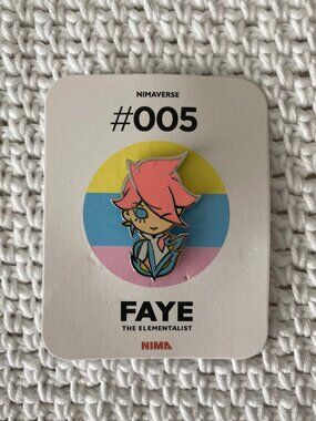 RossDraws (Ross Tran) Nimaverse #005 "Faye" The Elementalist Enamel Pin